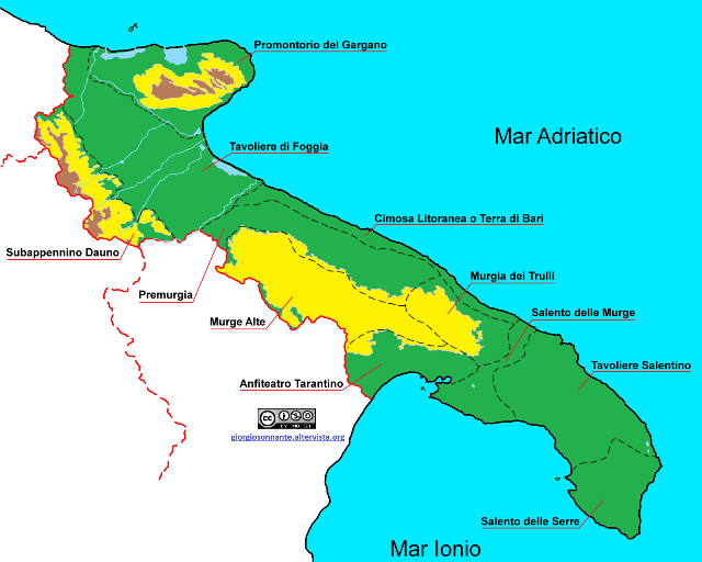 Subregioni della Puglia