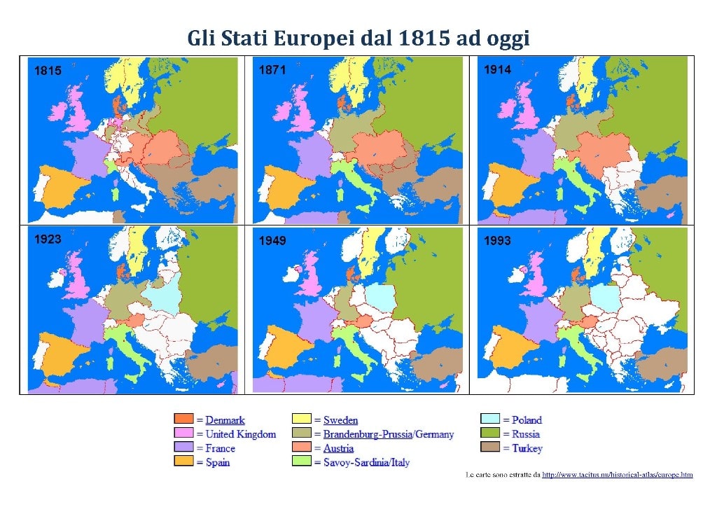 Gli_Stati_Europei_dal_1815_ad_oggi